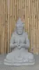 Product image 2 of the product “Seated Dewi Sri, position chakra turning the wheel, 79,5 cm high riverstone grey, modell with sativa ”